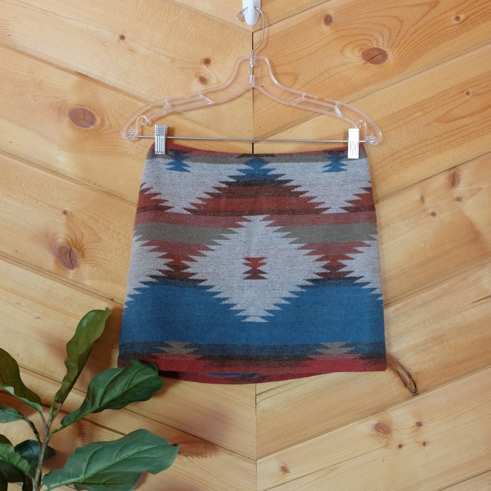 American Eagle Tribal Print Skirt